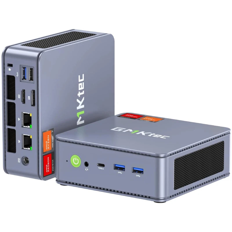 GMKtec K6 Mini PC AMD R7-7840HS 8C/16T 16GB DDR5 512GB PCIe 4.0 SSD Mini Desktop Computer Window 11 Pro WiFi 6E/BT5.2 Type-C