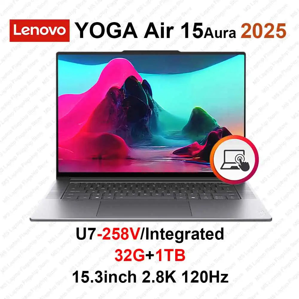 2025 Lenovo YOGA Air 15 U7-258V 32G+1T 15.3inch 2.8K 120Hz Touch Screen