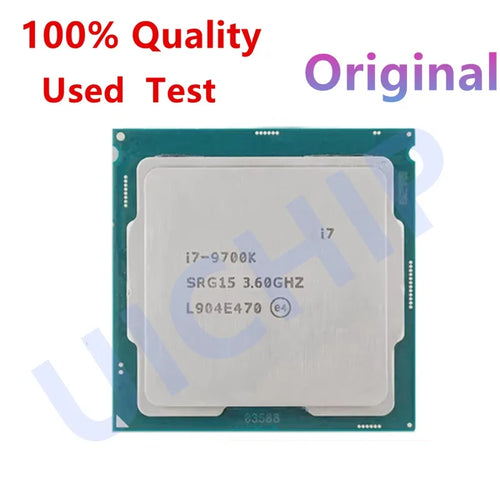 100% Original Core i7 9700K 3.6 GHz Eight-Core Eight-Thread CPU Processor 12M 95W LGA 1151