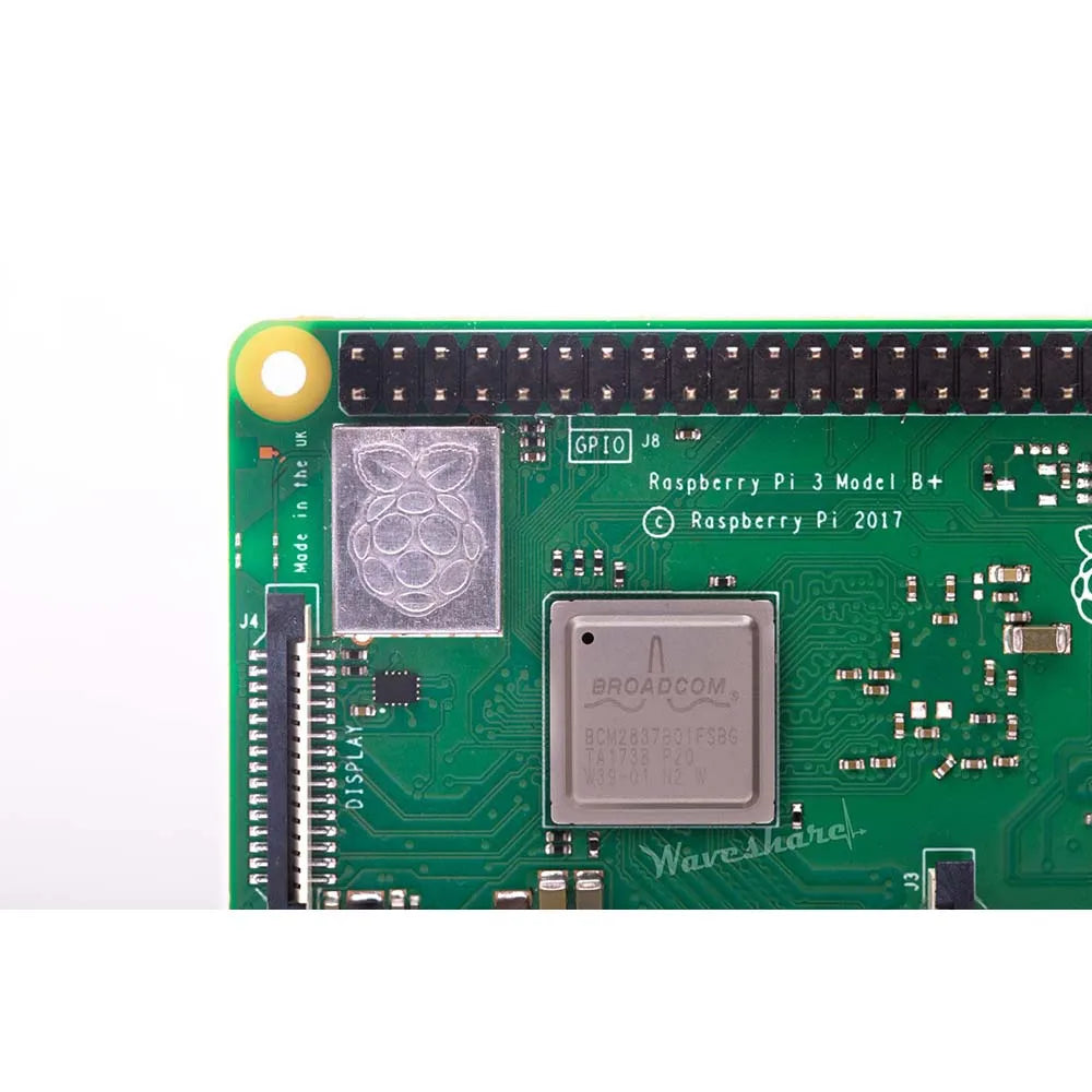 Original Element14 Raspberry Pi 3 Model B/B+ Plus，the Third Generation Pi A 1.4GHz 64-bit quad-core  Cortex-A53 CPU