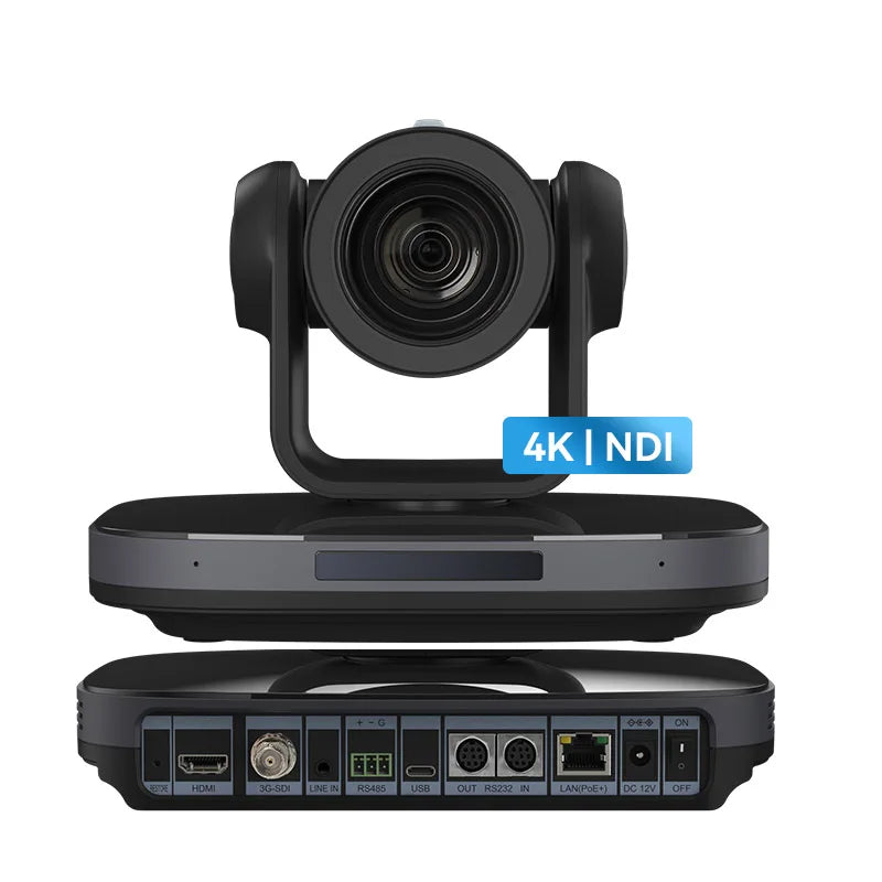 UHD 4K 8MP 60fps Smooth Video 20X PTZ USB Webcam Onvif AI Humanoid Auto Tracking SDI  Video Camera For Boardcast Conference