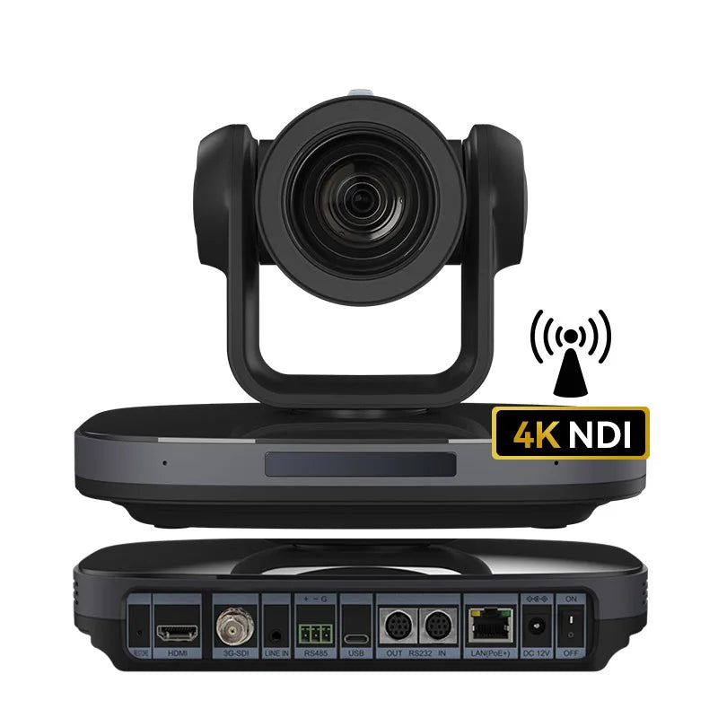 UHD 4K 8MP 60fps Smooth Video 20X PTZ USB Webcam Onvif AI Humanoid Auto Tracking SDI  Video Camera For Boardcast Conference