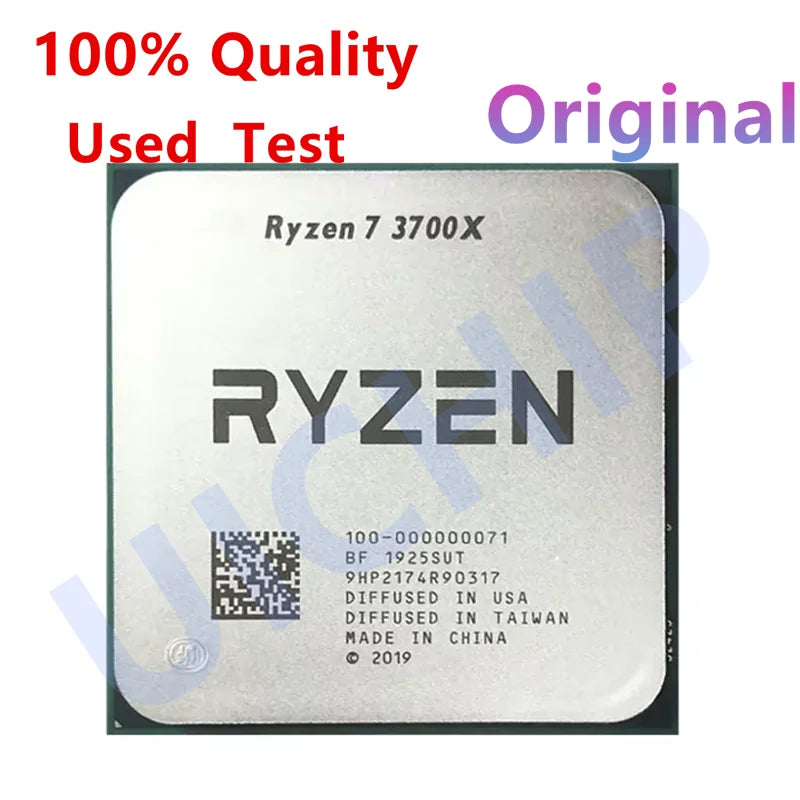 Ryzen 7 R7 3700X 3.6GHz 8-Core 16-Thread CPU Processor 65W 7NM L3=32M 100-000000071 LGA AM4