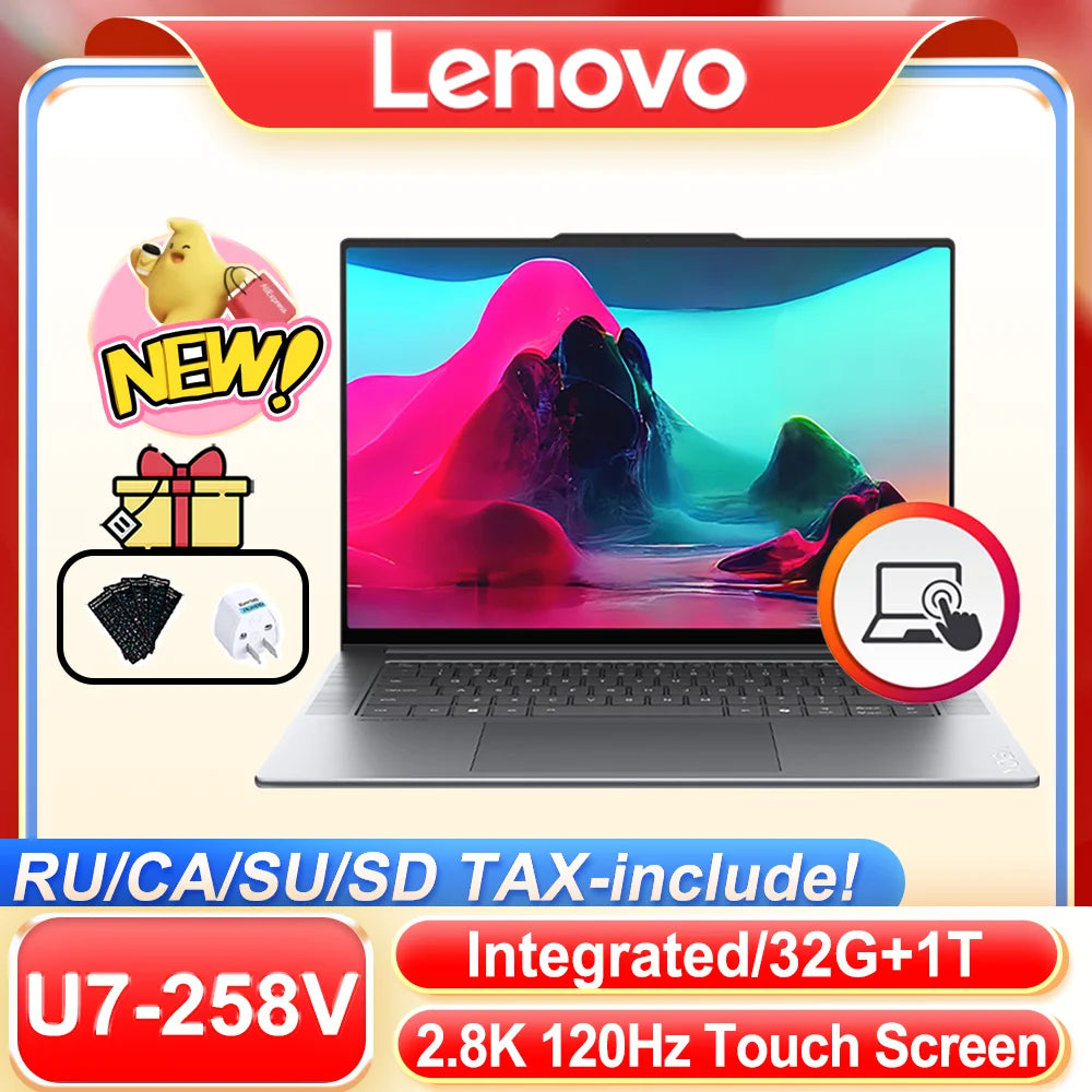 2025 Lenovo YOGA Air 15 U7-258V 32G+1T 15.3inch 2.8K 120Hz Touch Screen