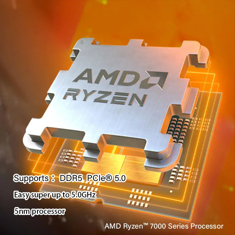 New AMD Ryzen 7 7800X3D CPU RYZEN Processor 8 Core 16 Thread 120W 5nm Socket AM5 Procesador 라이젠 процессор PC Gamer Kit Ryzen