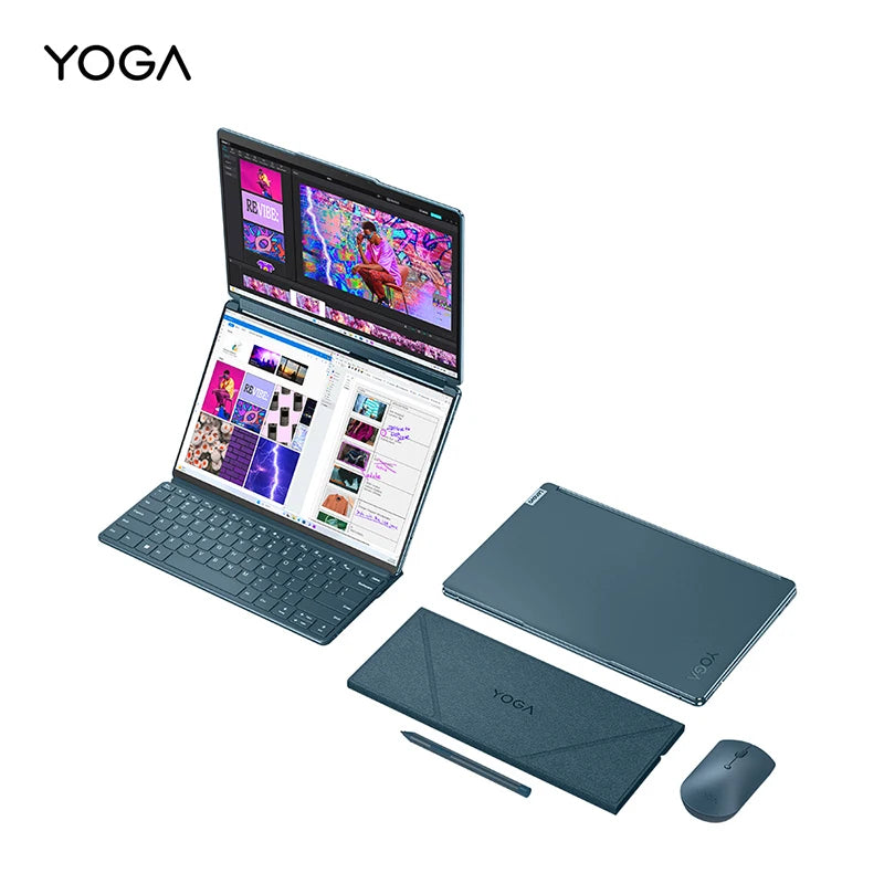 Lenovo YOGA Book 9i AI 2024 U7 13.3 Inch Dual TouchScreen 2.8k OLED 360° Flip Screen Newest
