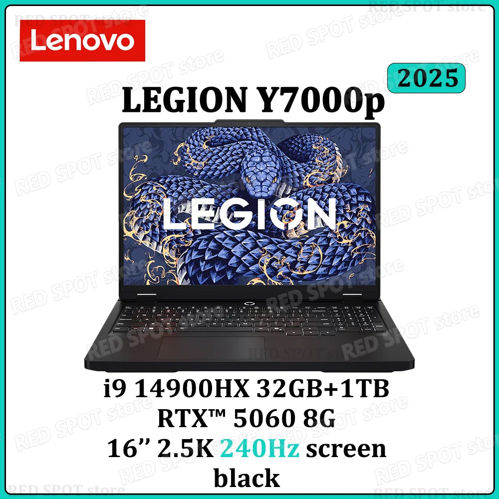[NEW]Lenovo LEGION Y7000P 2025 i9 14900HX 16G/32G+1T SSD RTX4060 8GB 16inch 2.5K 240Hz