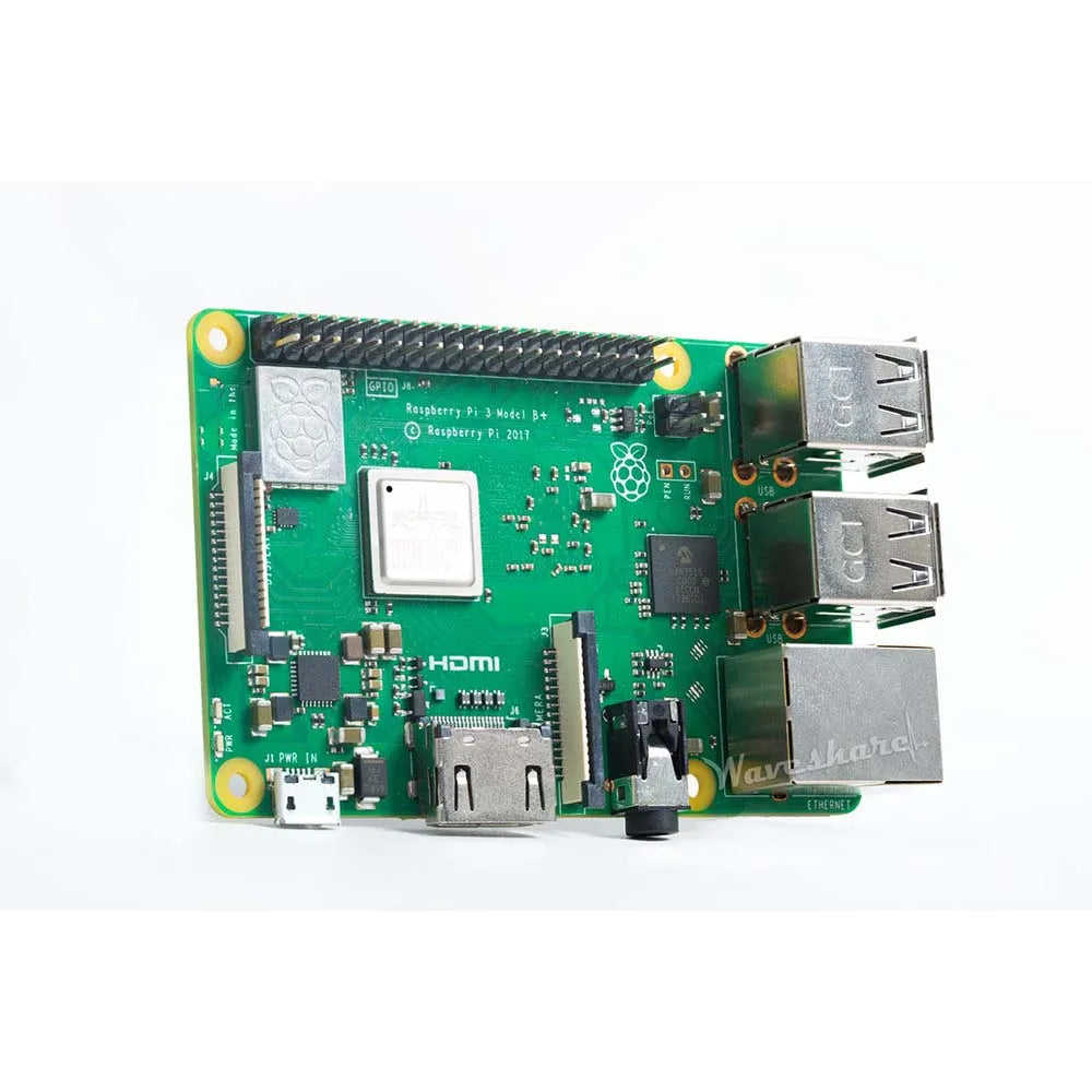 Original Element14 Raspberry Pi 3 Model B/B+ Plus，the Third Generation Pi A 1.4GHz 64-bit quad-core  Cortex-A53 CPU