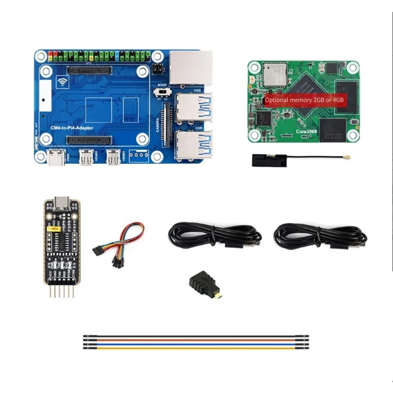 AAAEL-Core3566 Module Kit Rockchip RK3566 Quad-Core Processor High-Performance Computing For Raspberry Pi CM4