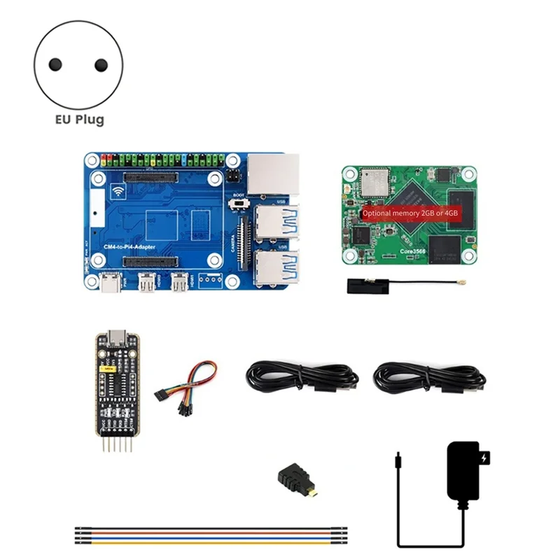 AAAEL-Core3566 Module Kit Rockchip RK3566 Quad-Core Processor High-Performance Computing For Raspberry Pi CM4