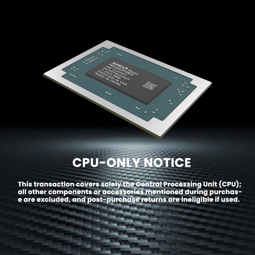 AMD R5 3550H Ryzen 5 3550H Processor 3.7GHz 4-Core 8-Thread 4MB Game Cache 14NM TDP 12-35W Socket FP5 Gaming CPU  YM3500C4T4MFG