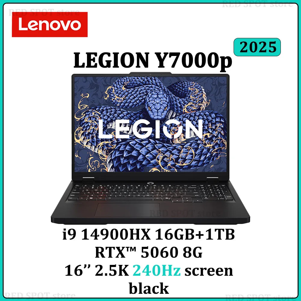 [NEW]Lenovo LEGION Y7000P 2025 i9 14900HX 16G/32G+1T SSD RTX4060 8GB 16inch 2.5K 240Hz